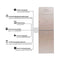 SHOWNIC YT-R378GG Water Dispenser with Fridge, Gold براد ماء شونك