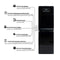 SHOWNIC YT-R388BB Water Dispenser With Refrigerator, Black براد ماء شونك
