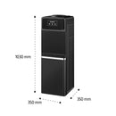 SHOWNIC WD-R3GDB Water Dispenser With Refrigerator, Black براد ماء شونك