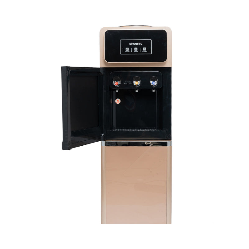 SHOWNIC YT-R388BG Water Dispenser With Refrigerator, Gold براد ماء شونك