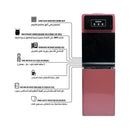 SHOWNIC YT-R388BR Water Dispenser With Refrigerator, Red براد ماء شونك