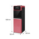 SHOWNIC YT-R388BR Water Dispenser With Refrigerator, Red براد ماء شونك