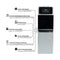SHOWNIC YT-R388BS Water Dispenser With Refrigerator, Silver براد ماء شونك