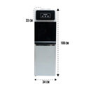 SHOWNIC YT-R388BS Water Dispenser With Refrigerator, Silver براد ماء شونك