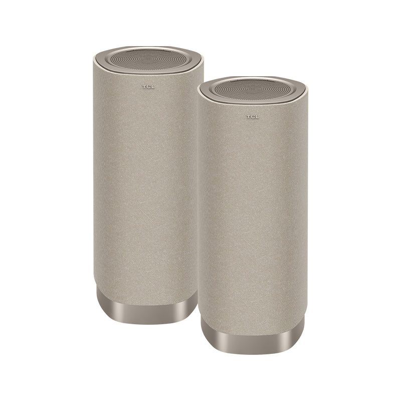 TCL Z100-G2 Wireless Free Sound Speaker, Gold  عدد 2 سماعة متعددة الاستخدام