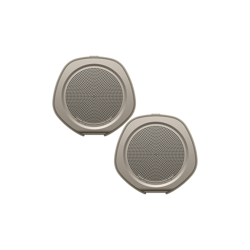 TCL Z100-G2 Wireless Free Sound Speaker, Gold  عدد 2 سماعة متعددة الاستخدام