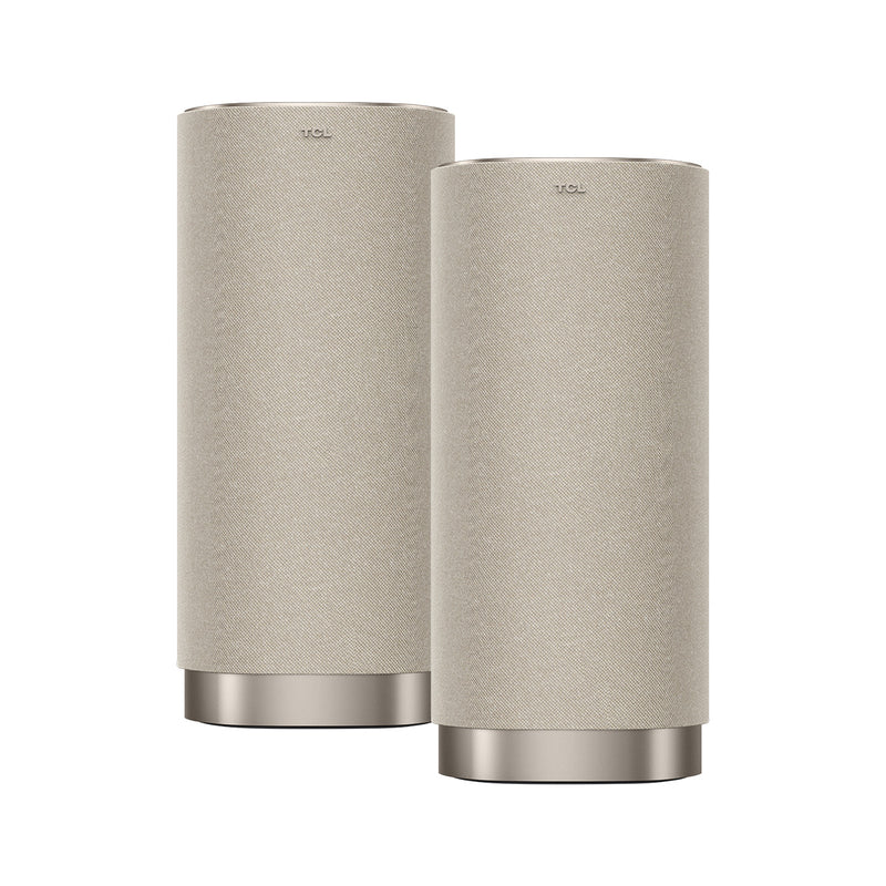 TCL Z100-G2 Wireless Free Sound Speaker, Gold  عدد 2 سماعة متعددة الاستخدام