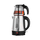 ZILAN ZLN3581 Electric Tea Maker, Stainless steel غلاية + صانعة شاي زيلان