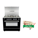 ALMATEEN GC-MA9604BK-EG طباخ المتين مصري كالكسي 90*60 + QHMA4030CR-CH هدية مجانا