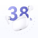 HONOR X7 Lite CHOICE Earbuds, 38 Hours Long Battery Life, White