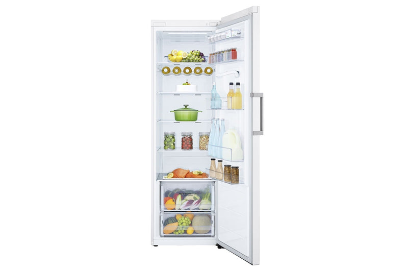 LG GC-F511EQDM Single Door Refrigerator, White ثلاجة تون ال جي