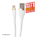 MOXOM MX-CB65 Type-C Fast Charging Cable, 3m, White