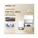 MOVA P50 Pro Ultra Robot Vacuum Cleaner, White + Free gift مكنسة كهربائية روبوتية فائقة الأداء + هدية سائل المكنسة