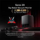 ROBOROCK SAROS 20 AdaptiLift™ Chassis 3.0 Robot Vacuum, Black مكنسة روبوت ساروس 20