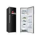 SHINON SH-302F Top Mount Refrigerator 302L, Black ثلاجة 302 لتر شينون