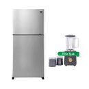 SHARP SJ-GT710G-DS3 Double Door Refrigerator  Inverter compressor, 18 ft + هدية مجانا