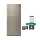 SHARP SJ-GT710S-BE3 Double Door Refrigerator  Inverter compressor, 18 ft + هدية مجانا