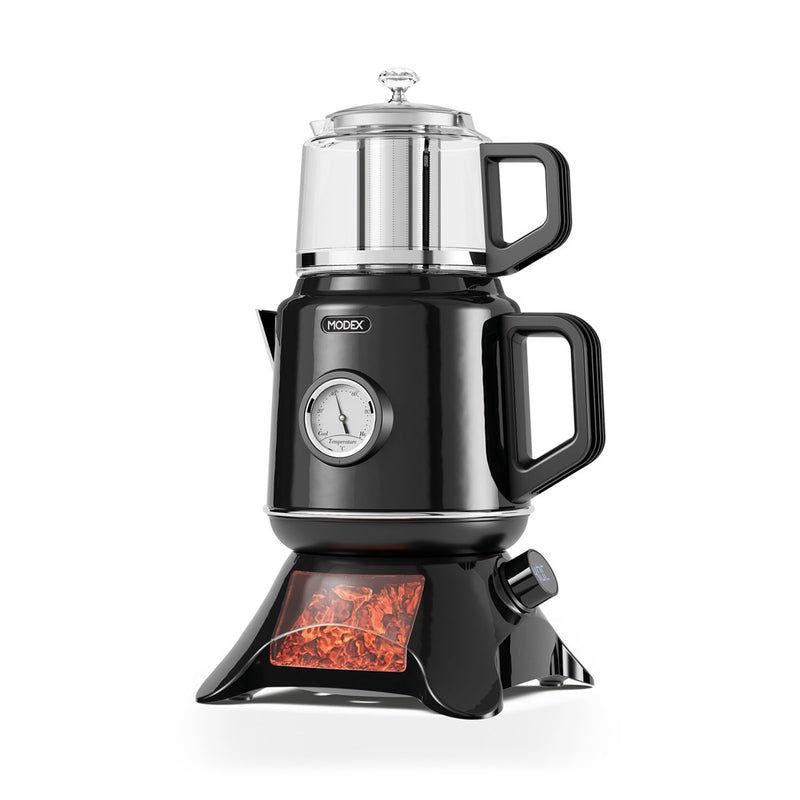 MODEX TCS8010 Tea Maker, Black صانعة الشاي مودكس