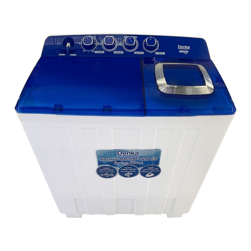 DENKA HI-13NWIW Twin Tub Washer 13Kg, Black