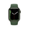 Apple Watch Series 7 GPS, 41mm Green Aluminium Case with Clover Sport Band.