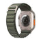 APPLE Watch Ultra GPS + Cellular, 49mm Titanium Case with Green Alpine Loop - Medium.