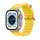 APPLE Watch Ultra GPS + Cellular, 49mm Titanium Case with Yellow Ocean Band.