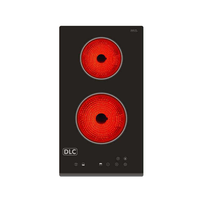 DLC 30cm Electric Built-in Cooker Black Glass.
