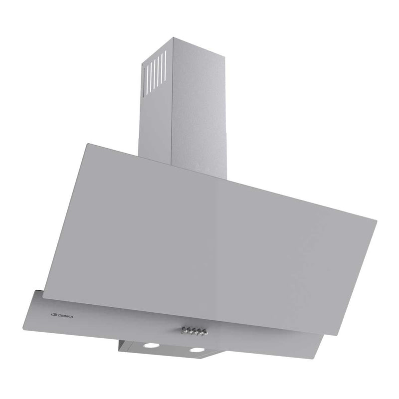 DENKA Hood Angled Inclined Mono Glazed, Silver.