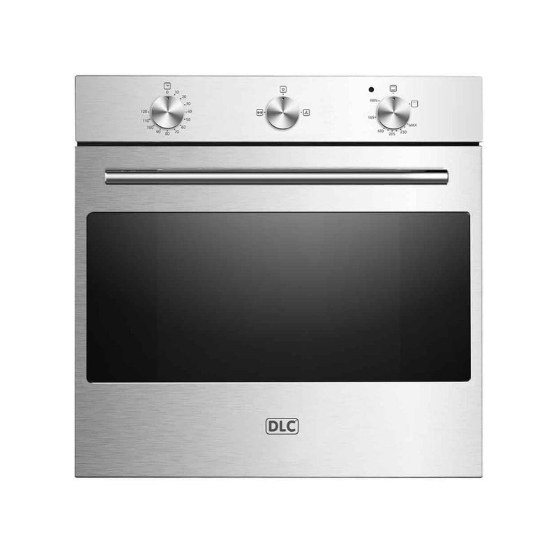 DLC Built-in Gas Oven (60 cm) Silver 73 Liters.