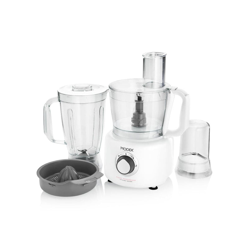 MODEX FP795 WH Food Processor 30 Functions 1000W, White.
