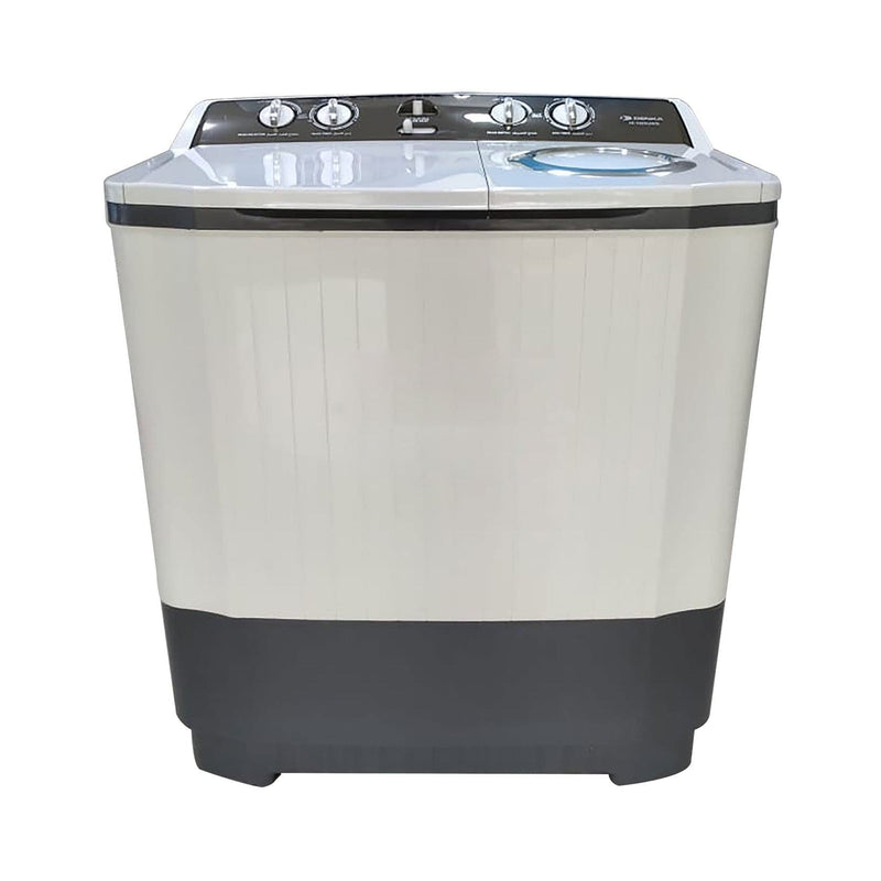 DENKA Twin Tub Washing Machine 10Kg, Gray.