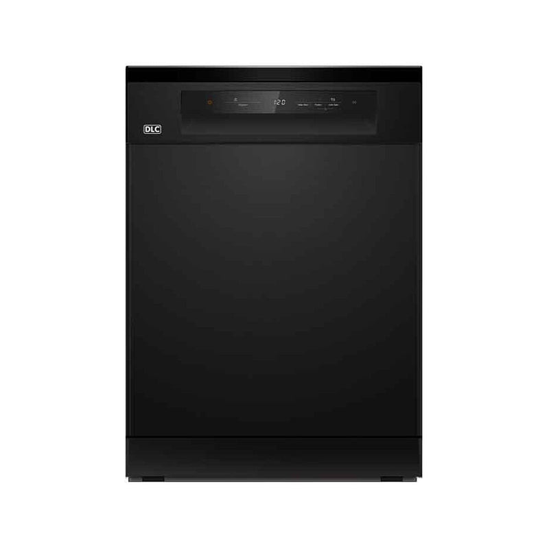 DLC 14 P/S Free Standing Dishwasher, Black.