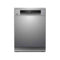 DLC 14 P/S Free Standing Dishwasher, Silver.