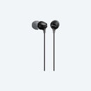 SONY MDR-EX15LP / 15AP In-ear Headphones, Black.