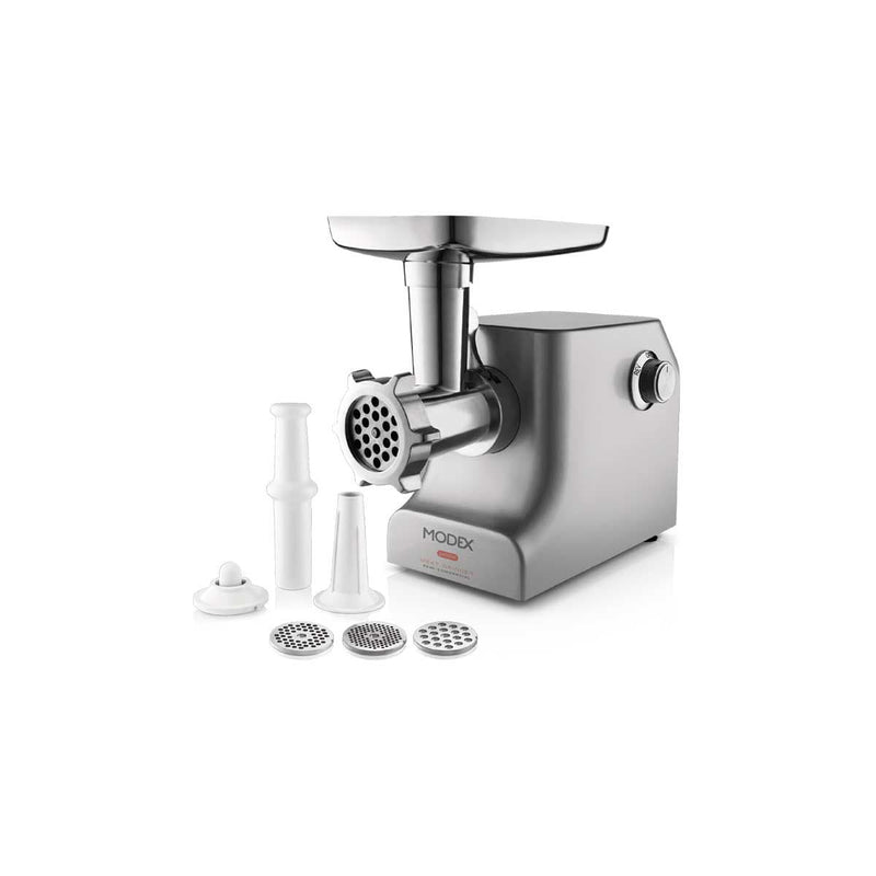 MODEX Meat Grinder 2400w Powerful Silent Motor, White.