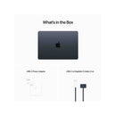 MacBook Air: 13-inch Apple M2 chip with 8-core CPU and 10-core GPU, 512GB, Midnight.