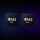 MacBook Pro: 14-inch Apple M2 Pro chip with 10‑core CPU and 16‑core GPU, 512GB SSD, Silver.