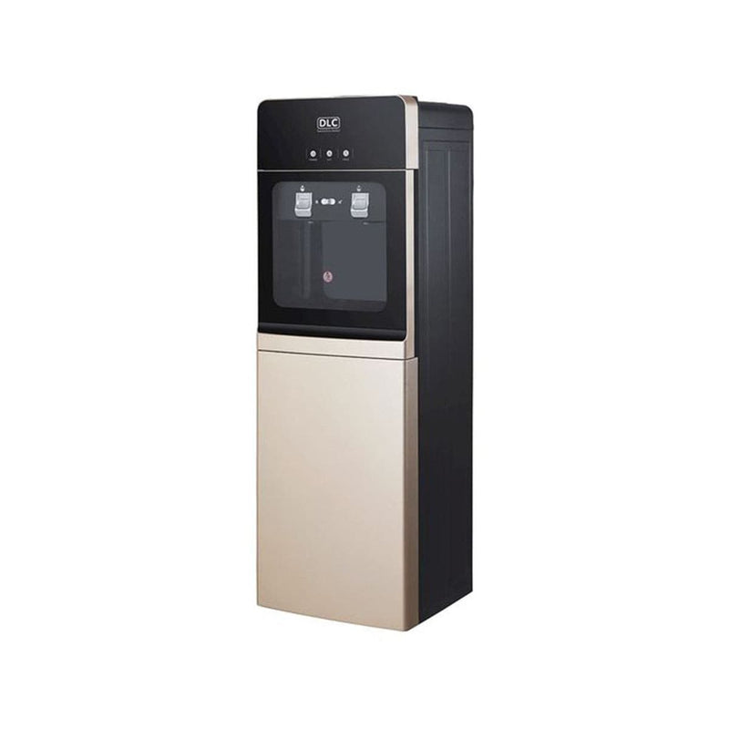 DLC PS-SLR-152G-TD Free Standing Water Dispenser With Refrigerator, Bronze.