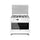 DLC Free Standing Gas Cooker (90 cm), White.