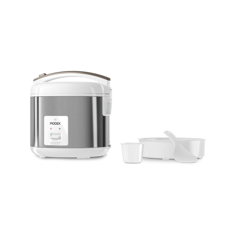 MODEX RC6810 Silver Rice Cooker 5L Capacity With  790W Power, Silver.