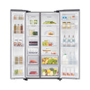 Samsung Side by Side Refrigerator, 647L, Silver.