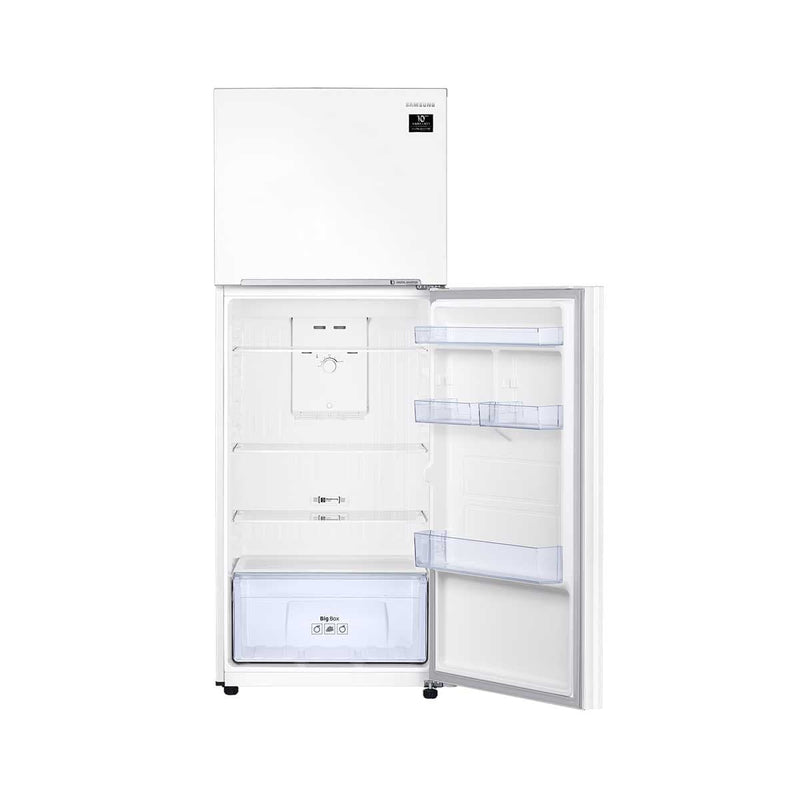 Samsung RT38K50AJWW/LV Top-Mount Freezer Refrigerator, White.