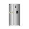 Skyworth REFSBS-545WPD Side By Side Refrigerator 18ft, Silver.