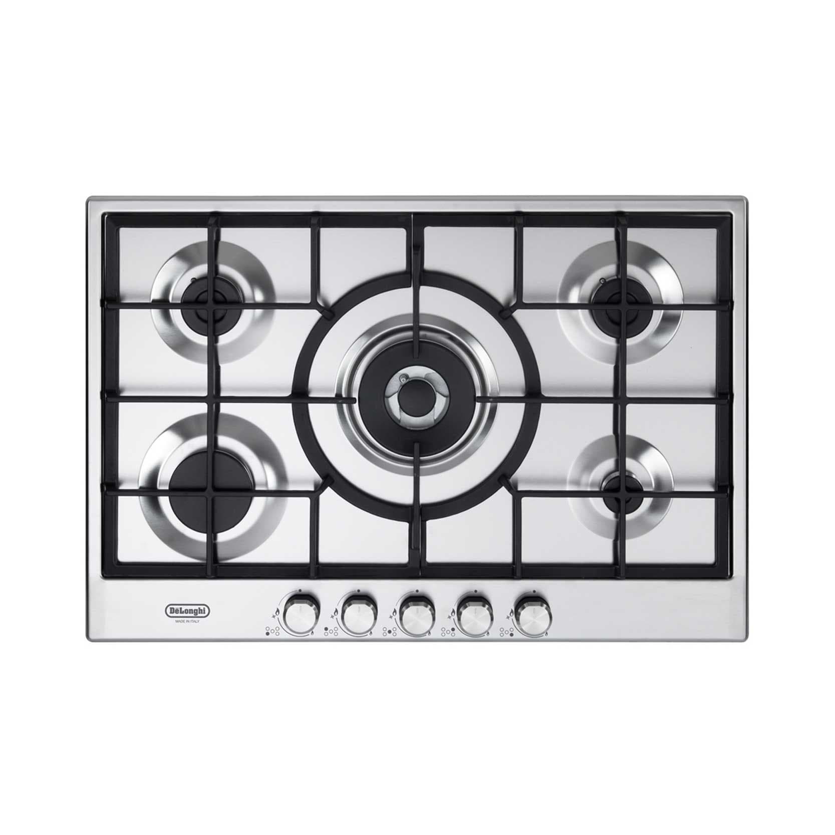 De Longhi SLF575X IQ 75cm Gas Hob Slim Line Hobs