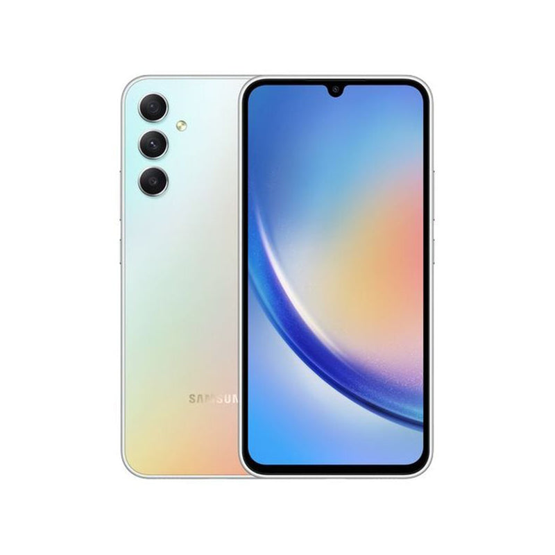 Samsung Galaxy A34 5G 128GB - 8GB, Awesome Silver موبايل سامسونك