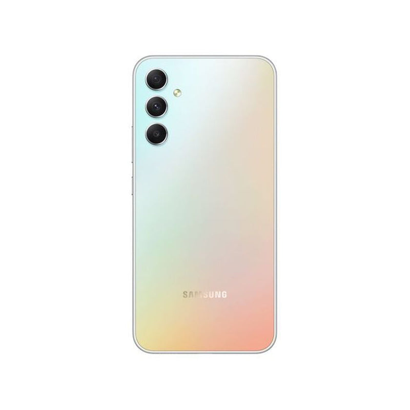 Samsung Galaxy A34 5G 128GB - 8GB, Awesome Silver موبايل سامسونك