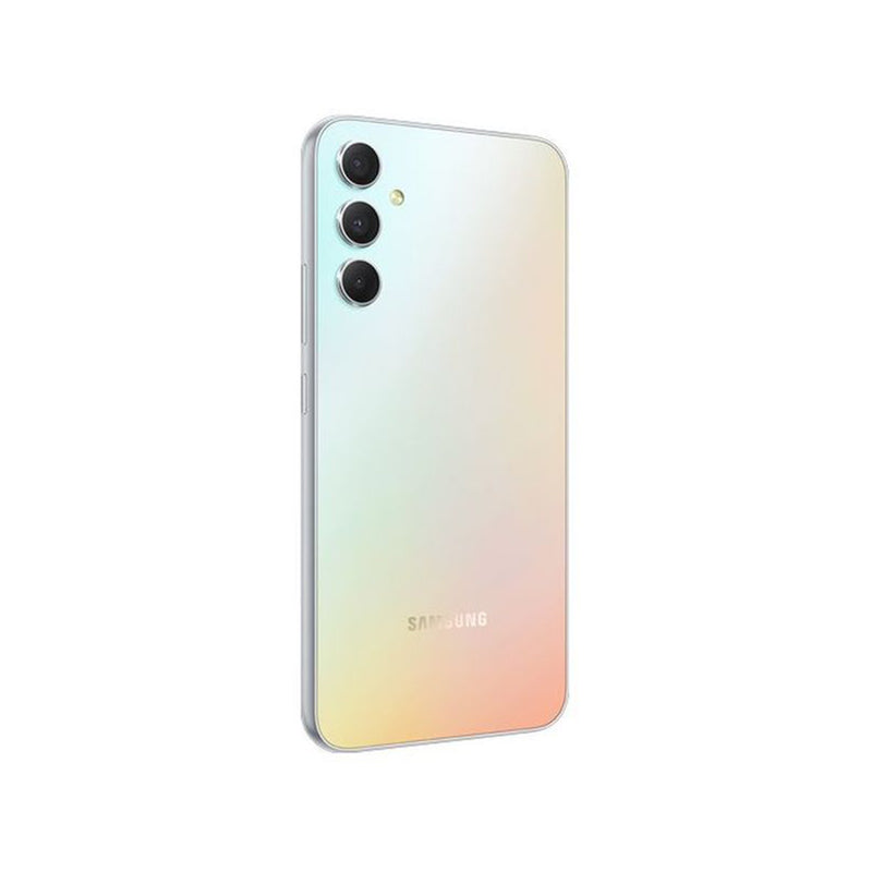 Samsung Galaxy A34 5G 128GB - 8GB, Awesome Silver موبايل سامسونك
