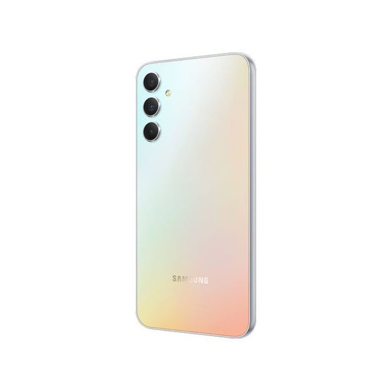 Samsung Galaxy A34 5G 128GB - 8GB, Awesome Silver موبايل سامسونك