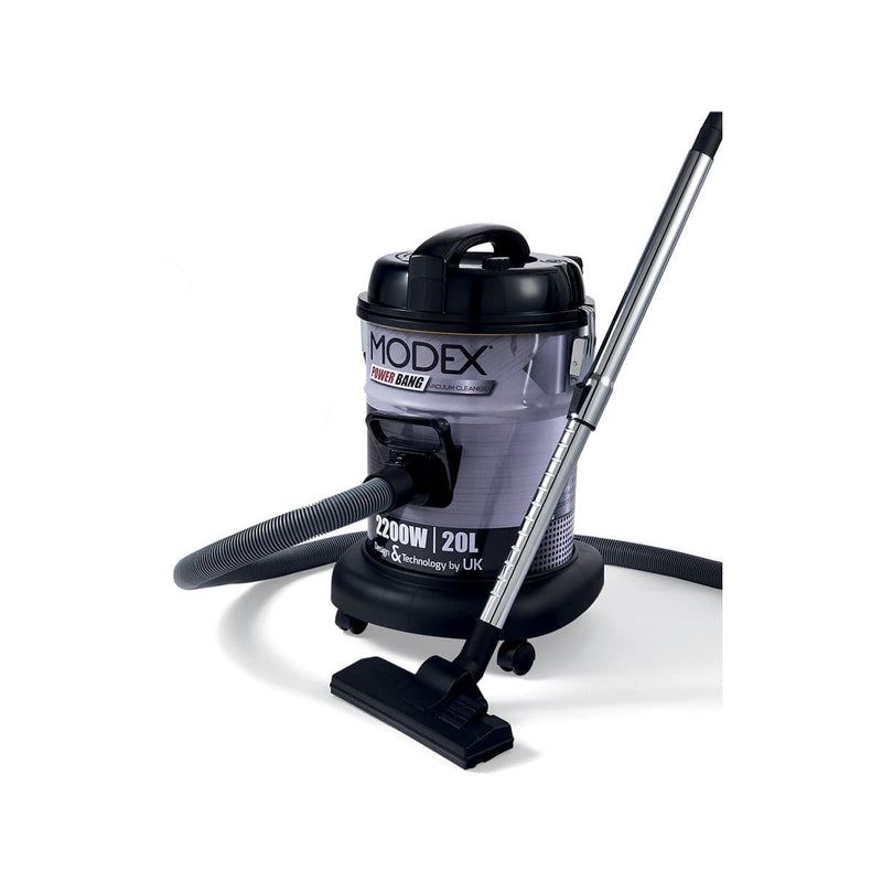 MODEX VC1220 Drum Vacuum Cleaner 2200W, Black.