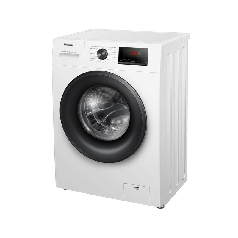 HISENSE WFPV9014EM 1400RPM Front Loading Washing Machine 9Kg, White.